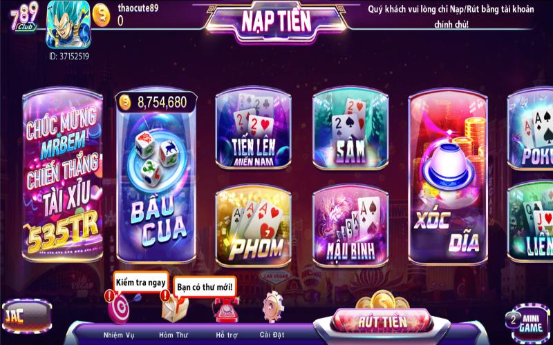 Giới thiệu game tiến lên miền Nam 789club