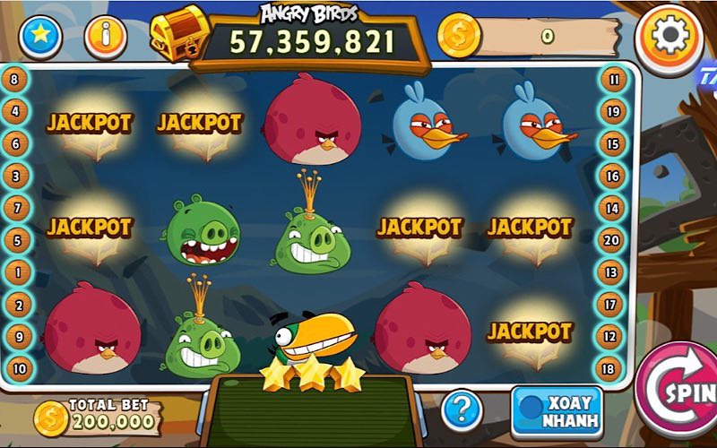 Trò chơi nổ hũ Angry Birds