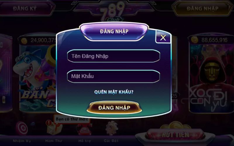 Tài khoản tại cổng game phải chính chủ 