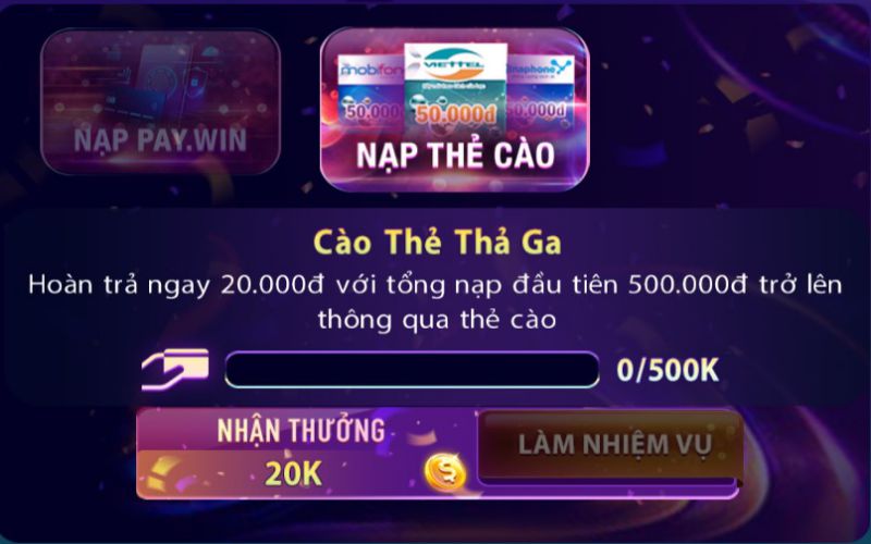 Các bước vào nhận khuyến mãi nhiệm vụ đặt cược 789club