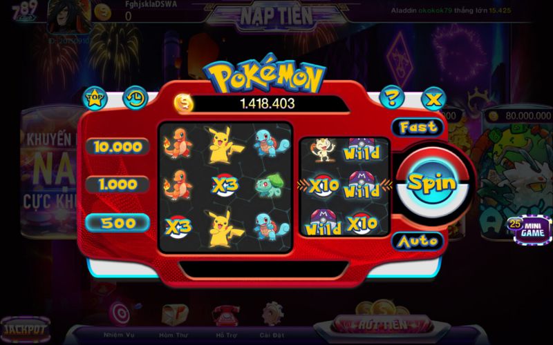 Các điều kiện cần đáp ứng để chơi game Pokemon Slots thuận lợi