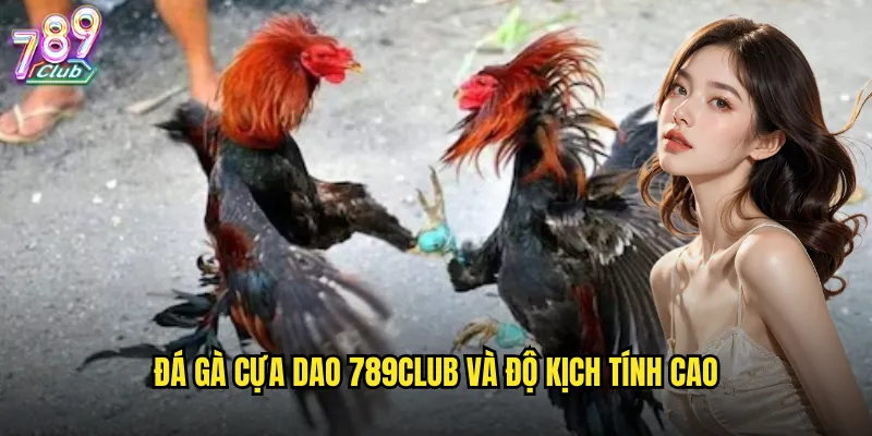 Đá gà cựa dao 789club và độ kịch tính cao